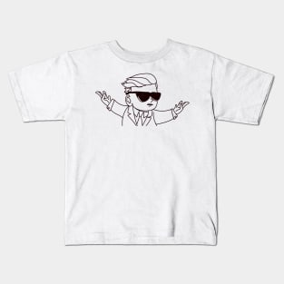 Donald Trump Drip Meme Kids T-Shirt